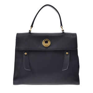 SAINT LAURENT Muse Toe Black Calfskin Handbag